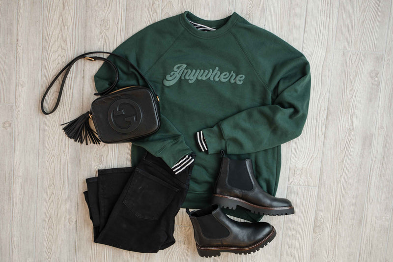 MW Anywhere Sweatshirt in Forest Green (Final Sale)