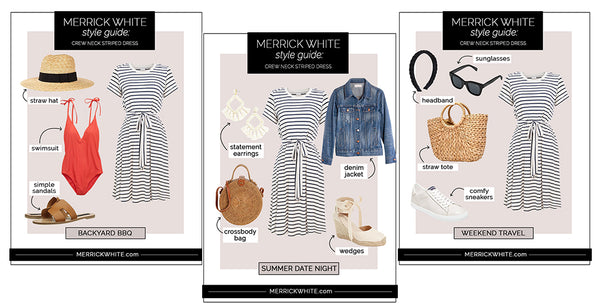 5 Ways to Wear The MW Striped Dress – Merrick White