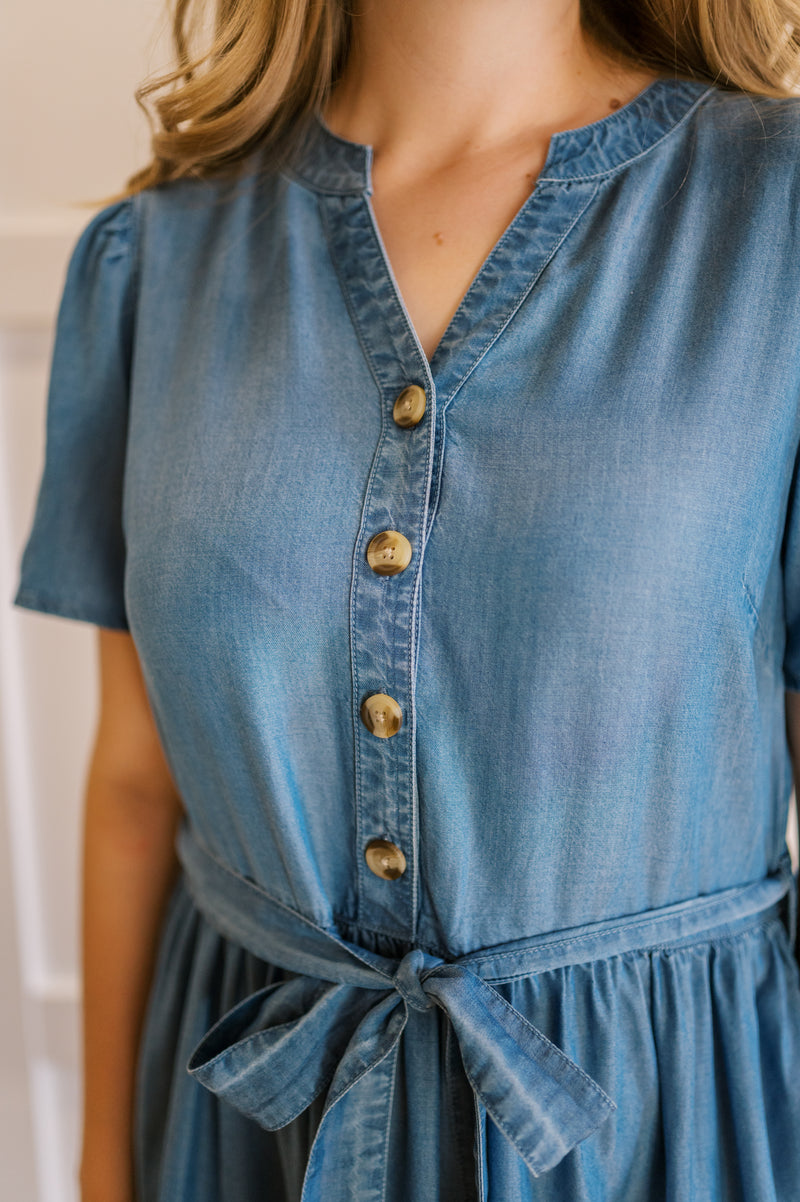 MW Occasion Denim Dress