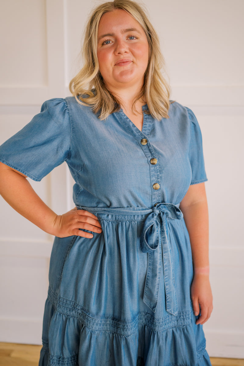 MW Occasion Denim Dress