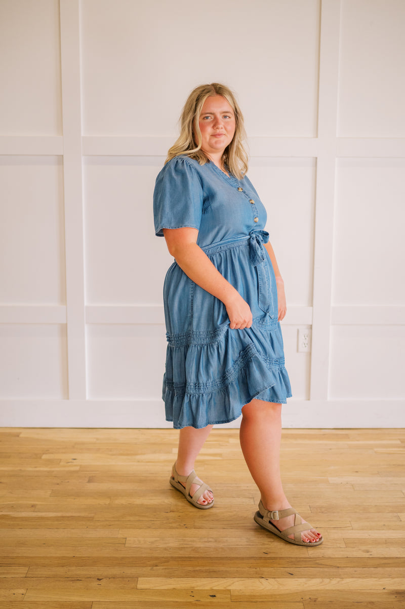 MW Occasion Denim Dress