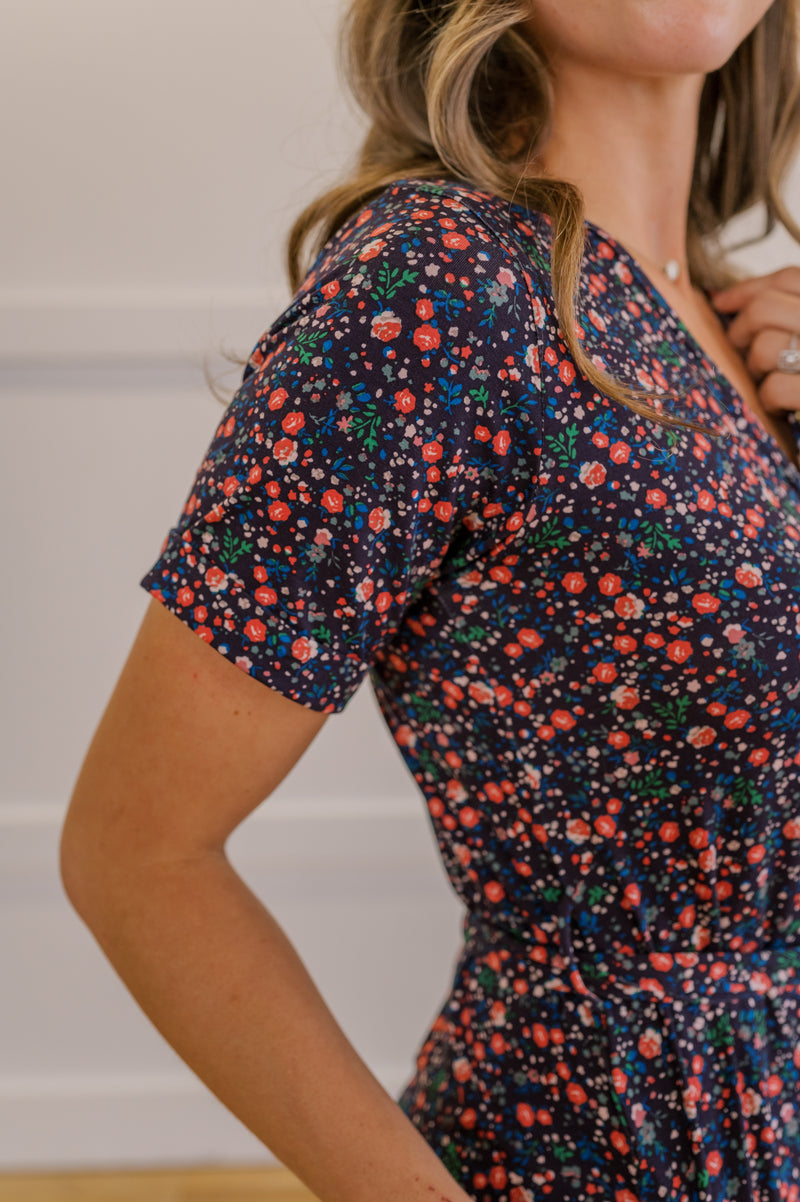 MW Anywhere Henley Dress in Ditsy Floral