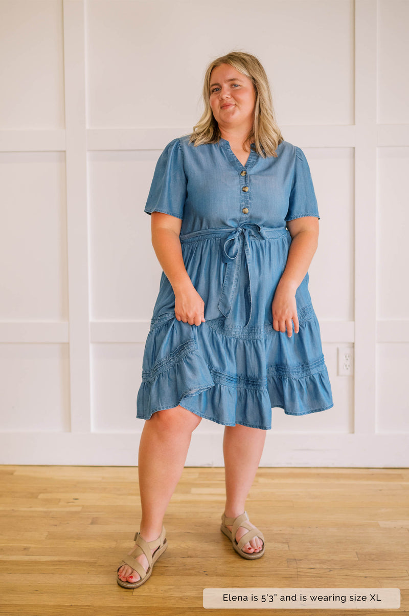 MW Occasion Denim Dress