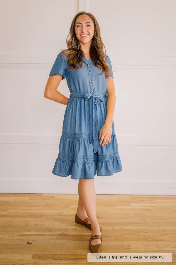 MW Occasion Denim Dress