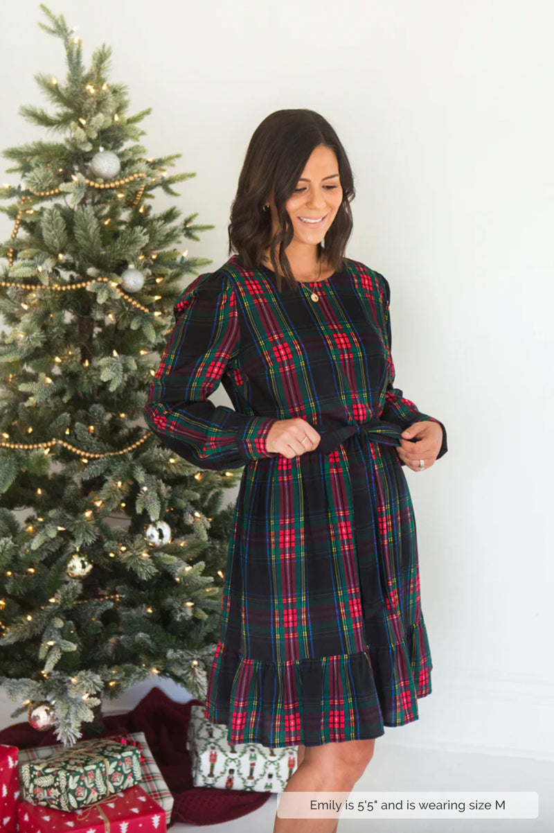 MW Occasion Plaid Dress (Final Sale)