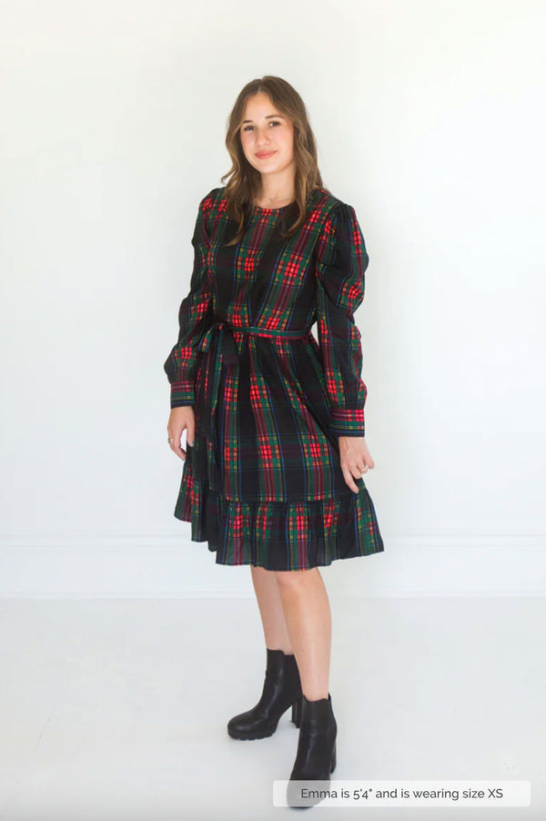 MW Occasion Plaid Dress (Final Sale)